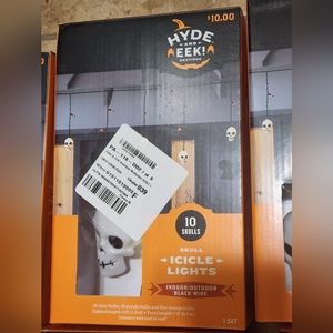 6 sets of Skull icicle lights